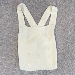 Abercrombie & Fitch Cream Tank Top